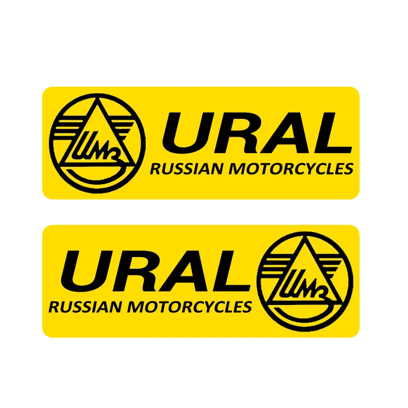 

A0349# 18cm/24cm Removable Decal URAL RUSSIAN MOTORCLES Car Sticker Waterproof on Bumper Rear Window Laptop