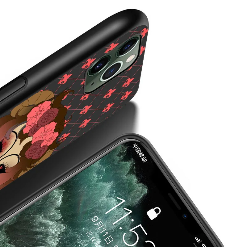 

Kuromi bad girl demon cute For Apple iPhone 12 11 XS Pro Max Mini XR X 8 7 6 6S Plus 5 SE 2020 Black Cover Phone Case