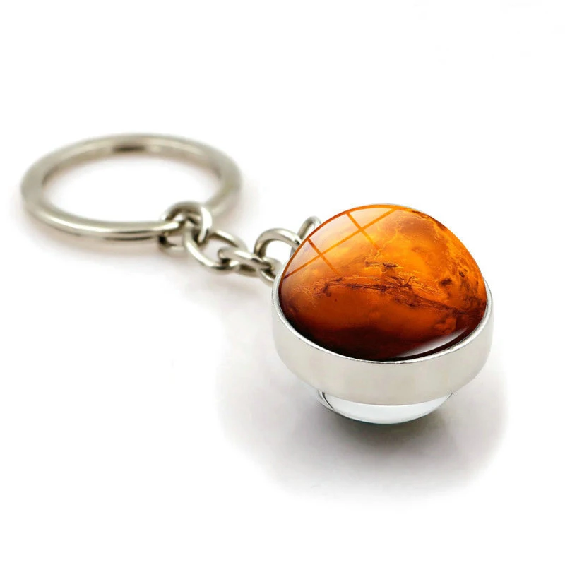 

20mm Glass Ball Luminous Keychain Cream Console Game Pinball Machine Cattle Small Marbles Pat Toys Parent-child Machine Beads