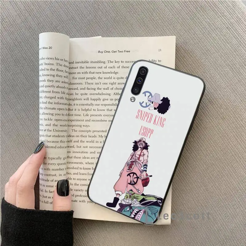 

Cartoon One Piece Luffy Phone Case For Samsung A20 A30 30s A40 A7 2018 J2 J7 prime J4 Plus S5 Note 9 10 Plus