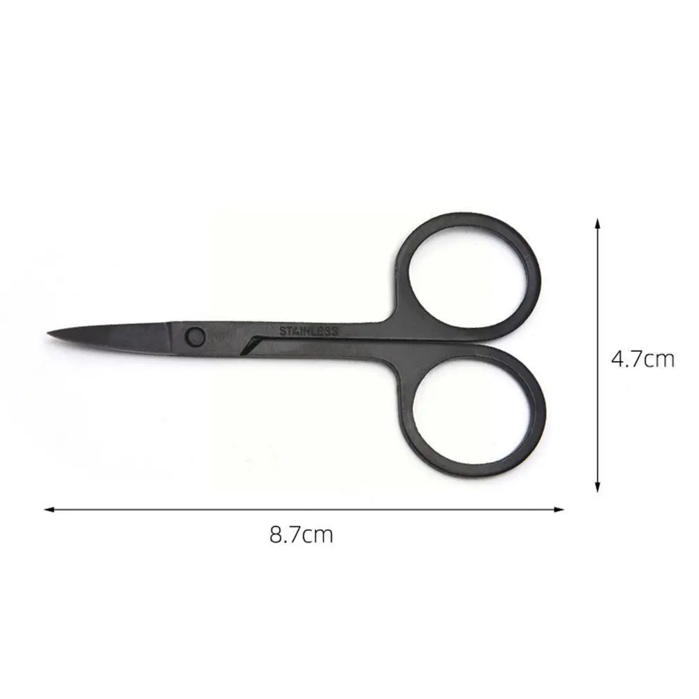 Beauty Makeup Scissors Manicure For Nails Eyebrow Cuticle Tools Curved Eyelash S2N6 |