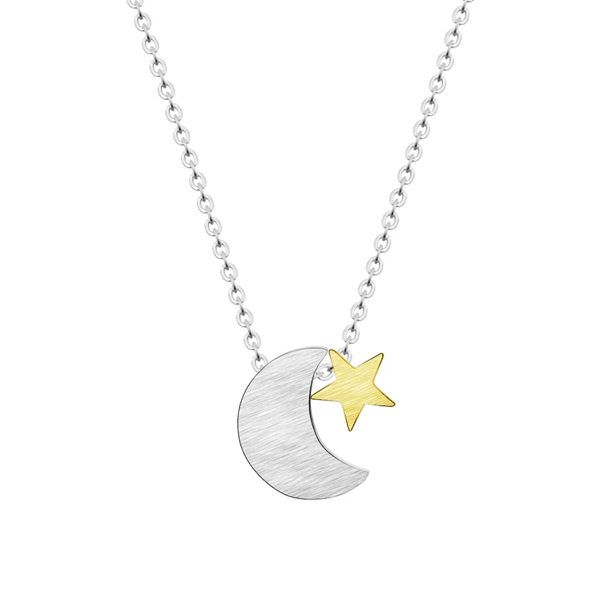 Новое ожерелье с Луной и звездой Исламская Луна Гламурное ювелирное изделие из