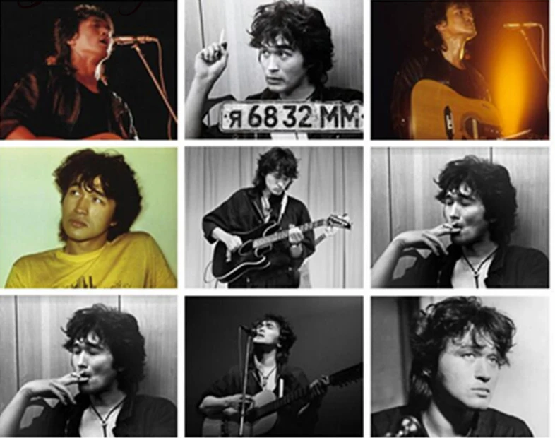 DIY 5d алмазная картина русская певица Viktor Tsoi полностью квадратная/круглая дрель