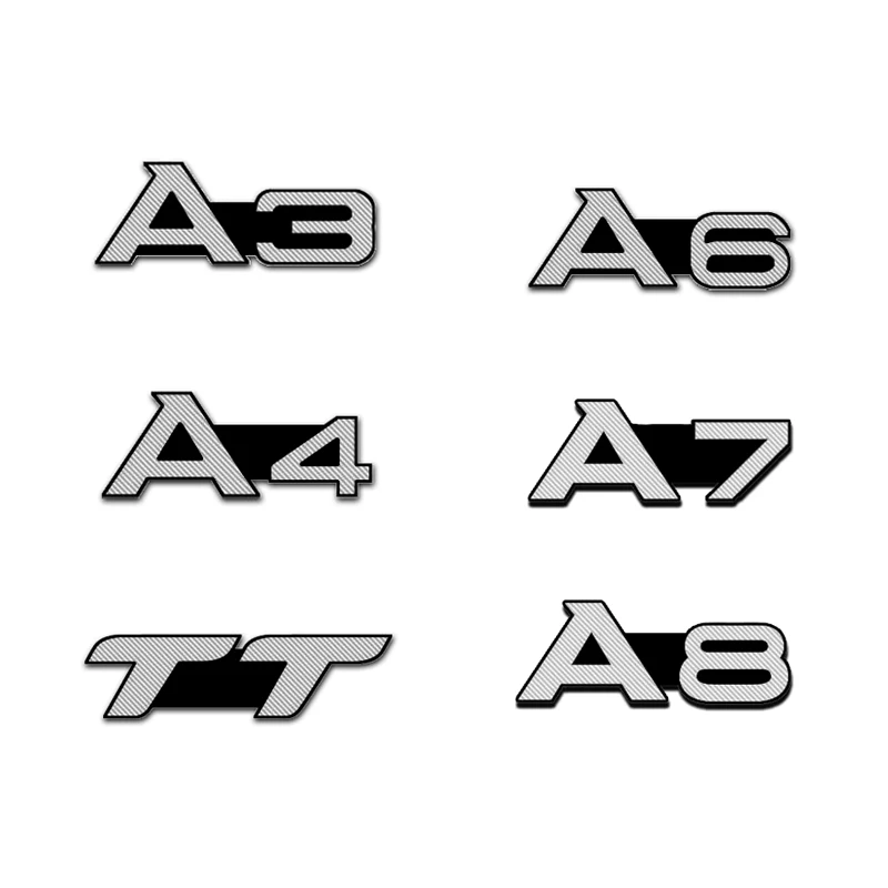4 шт. модификация для Audi A3 A4 A6 A7 A8 TT алюминиевые аудио декоративные наклейки