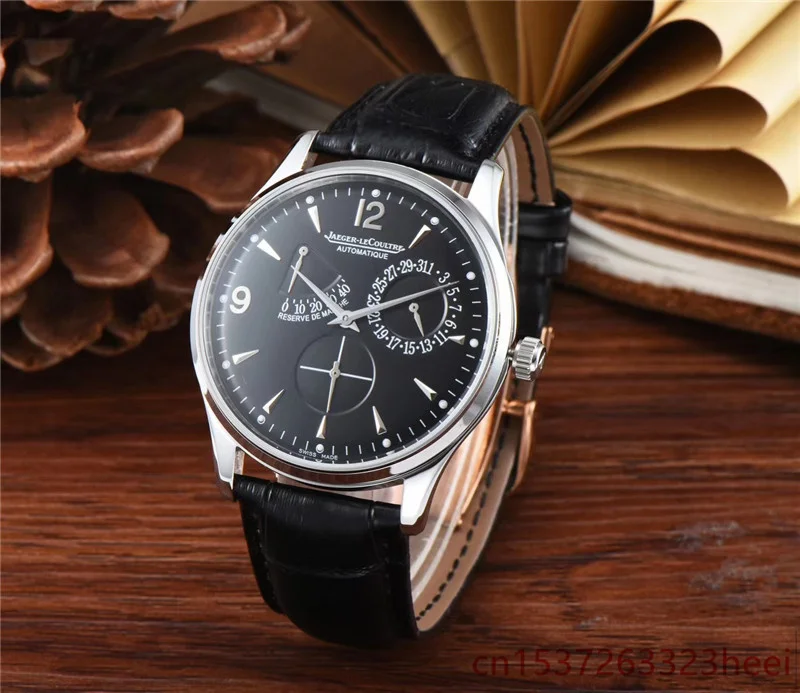 

Jaeger-LeCoultre- watch men's skeleton automatic mechanical AAA watch gold skeleton retro men's women watch quartz watch