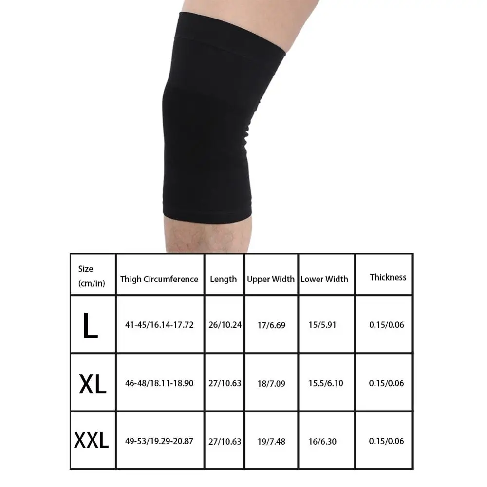 

Pressure Kneepad Sports Non-slip Knee Brace Support Knee Socks Outdoor Unisex Pressure Pad Sleeve Brace Compression Black LXLXXL