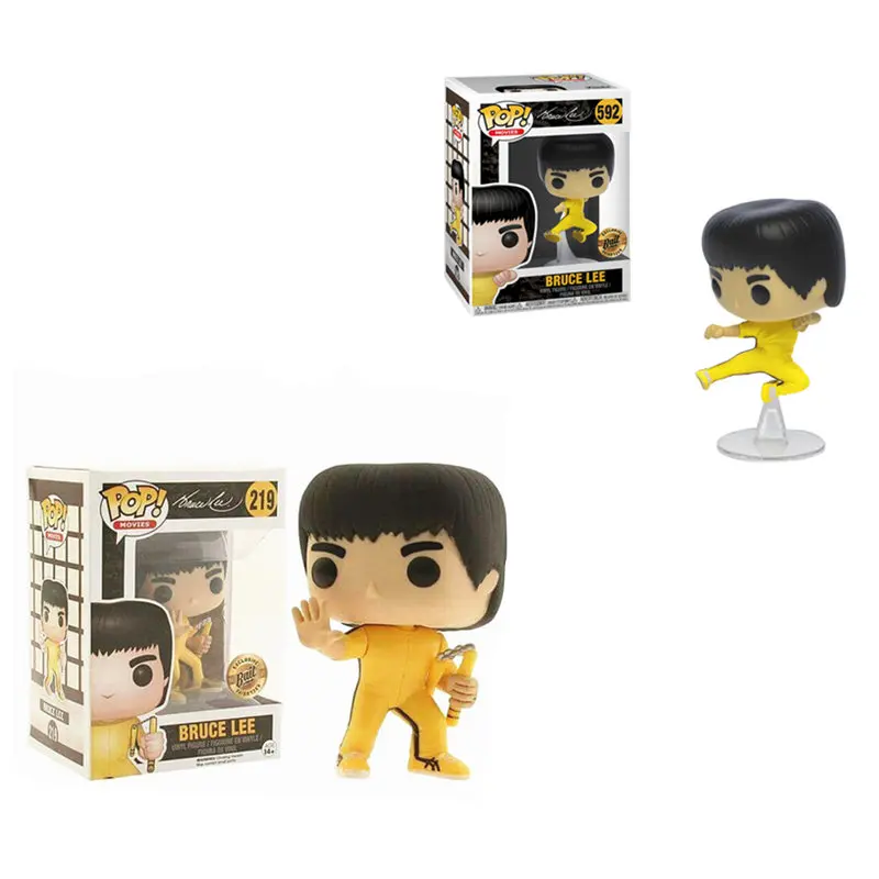 FUNKO POP king of Kung Fu Брюс Ли виниловые фигурки Коллекция Модель игрушки для детей Рождественский подарок с коробкой