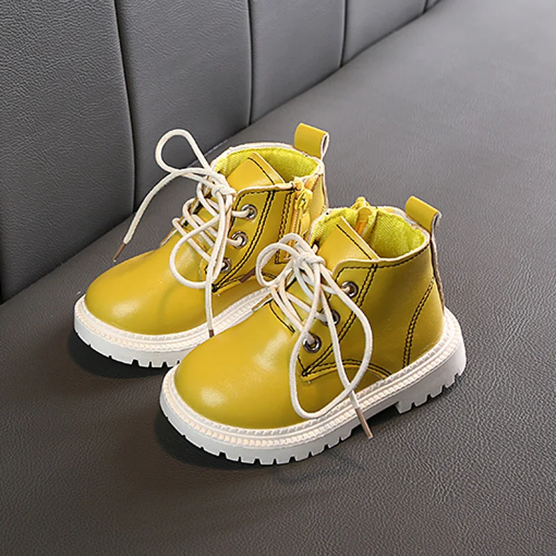 Детские ботинки новинка 2021 осенние Martin для девочек кроссовки из искусственной