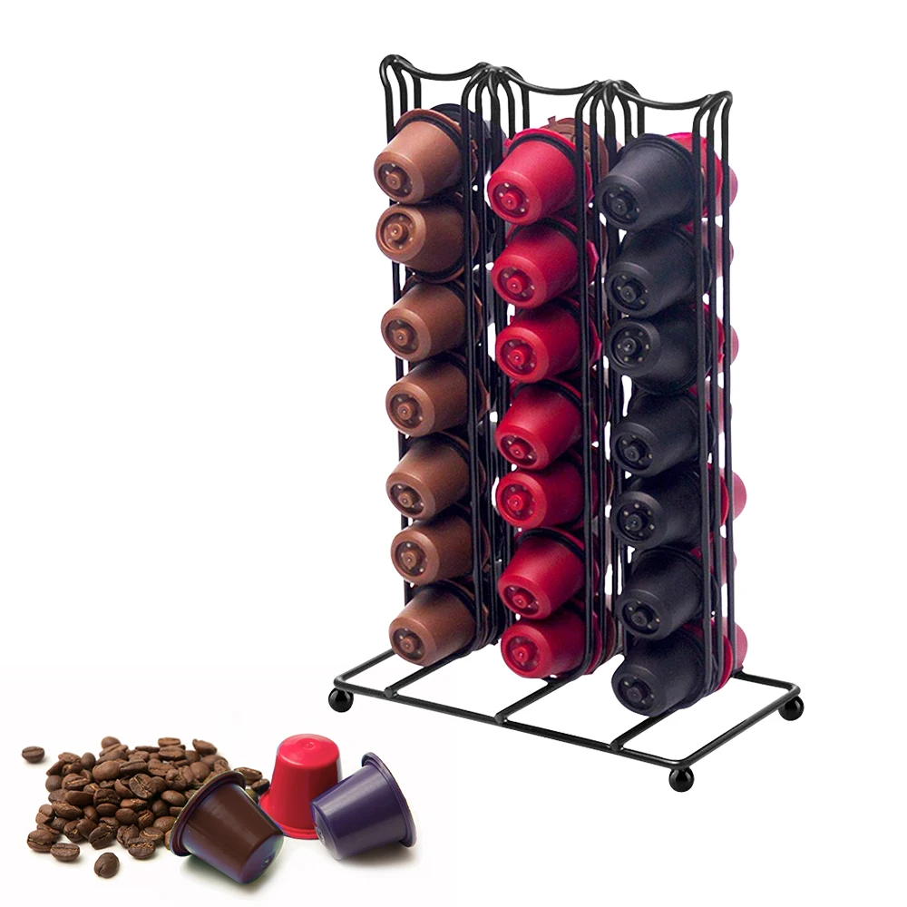 40 чашек Nespresso держатель для кофейных капсул вращающаяся стойка Dolce Gusto капсулы