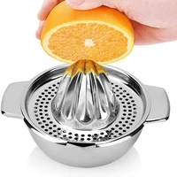 portable fruit food processor stainless small juicer lemon orange manual kitchen accessories tools citrus raw hand mixer juicer