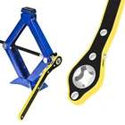 Автоматический экономящий домкрат с трещоткой, металлический ножничный домкрат, гаражный гаечный ключ для колес, ручной инструмент для подъема, инструмент для ремонта автомобиля