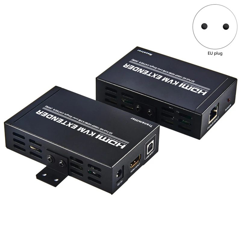 

196ft 1080P Extender HDMI-KVM Network Cable IR Extension Low Latency