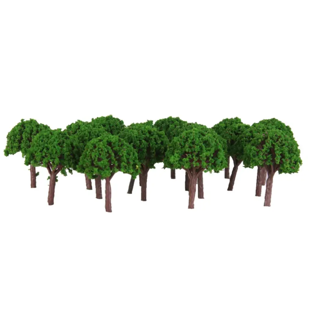 50 светильник Green Trees Fit Z T масштабная модель поезда Road Park Diorama Scene 1:500 | Игрушки и