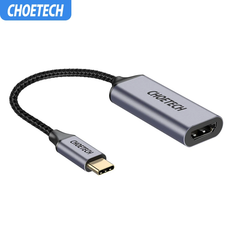 CHOETECH USB C к HDMI 4K @ 60 Гц usb type концентратор Кабель адаптер Thunderbolt 3 совместим с 1080p MacBook