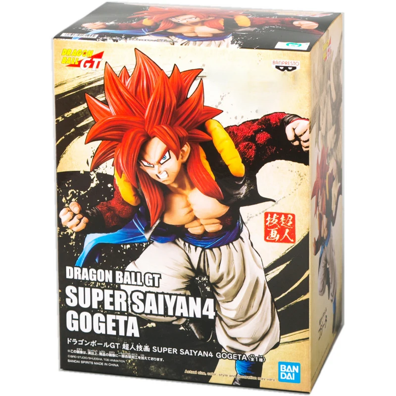 

BANDAI DRAGON BALL GT Anime Figure Super Saiyan 4 Gogeta Fight Back PVC Action Figure Collection Model Toy For Kids