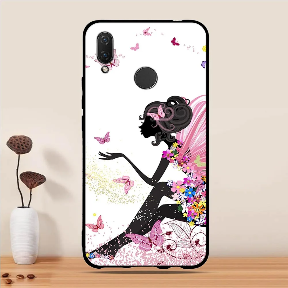 22 Чехол для huawei P Smart Plus 6,", чехол на заднюю панель, силиконовый, с рисунком, симпатичные, из мягкого ТПУ, Coque Capa Funda для huawei Nova 3i, чехол - Цвет: 22