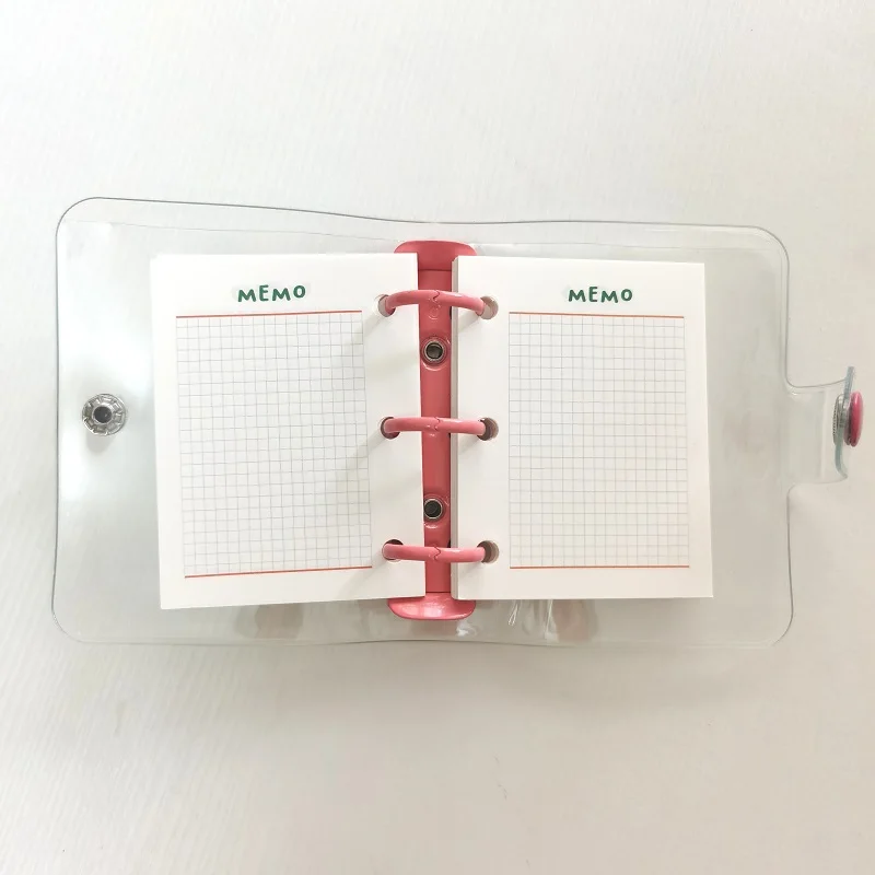 6x8 см мини цветные листы рефилера с 3 отверстиями карманные дневники внутренние