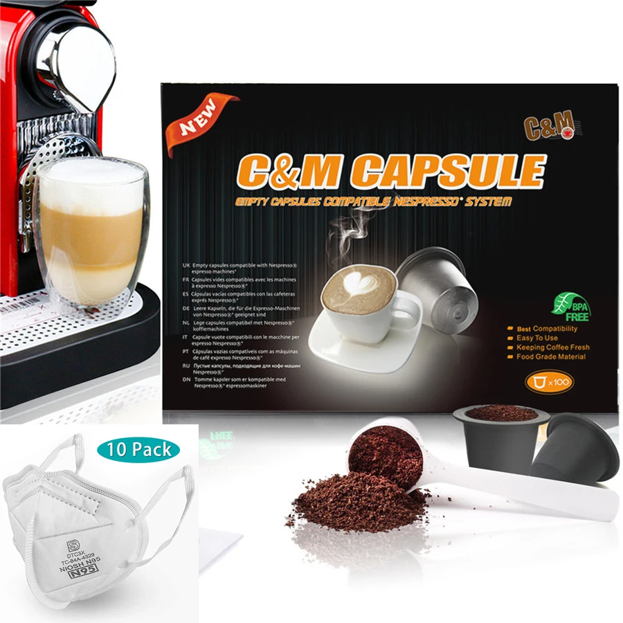 Многоразового многоразовые Кофе капсула совместимый Nespresso капсулы создание