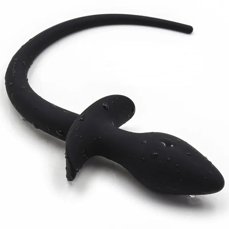 Silicone Dog Tail Anal Toys G-spot Stimulator Butt Plug Slave Expander Women Men Gay Sex Game BDSM Erotic Products | Красота и