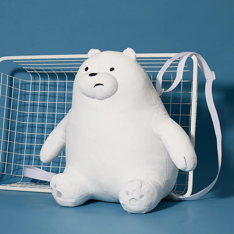 

[Our Naked Bear Joint Name] 2020 New Plush Doll Backpack Female College Students' Backpack Cute Junior High School
