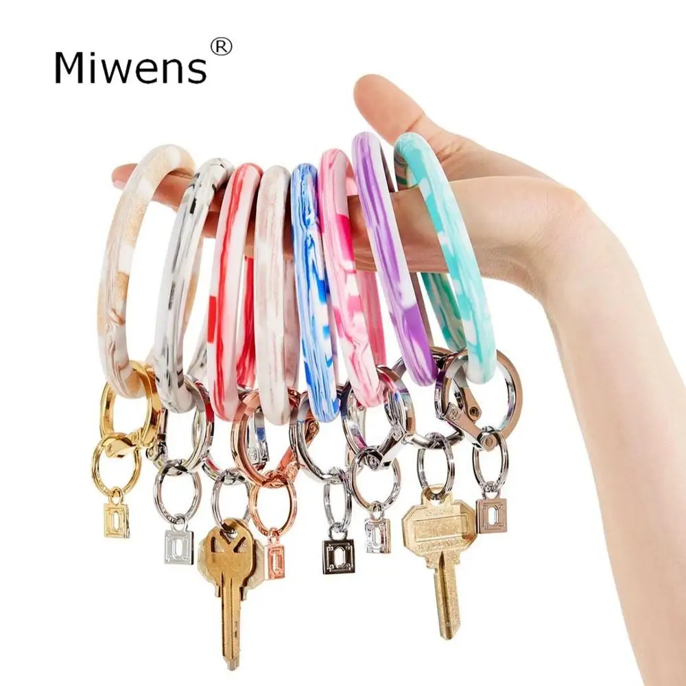 Miwens 2019 Новая мода монограмма из искусственной кожи O брелок на заказ большой