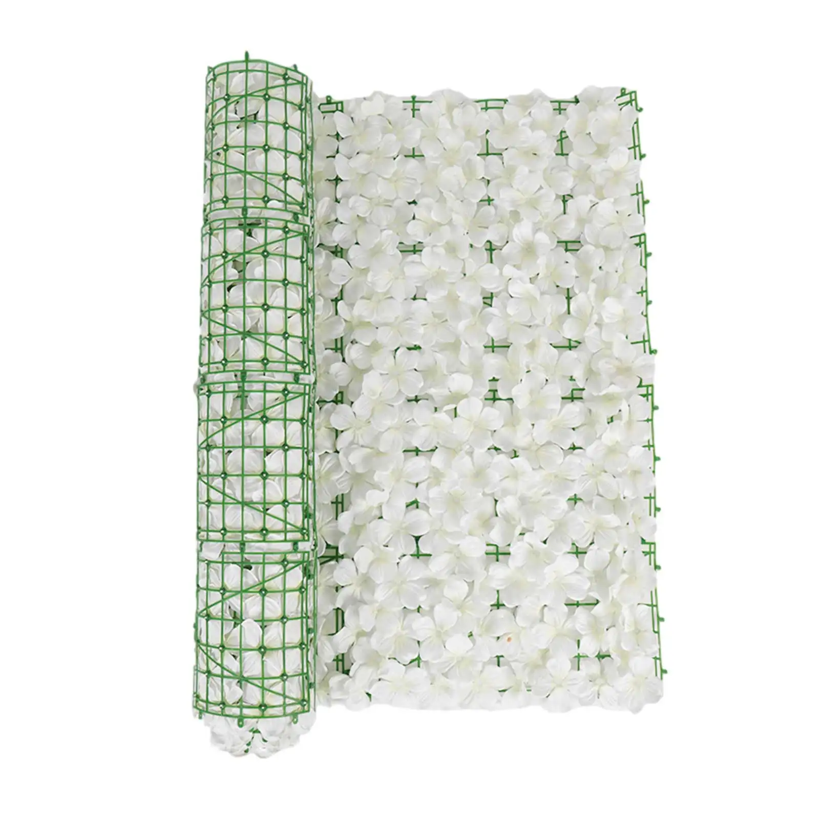 

Artificial Flower Garden Fence Screening Roll UV Fade Protected Privacy Artificial Fence Wall Landscaping Ivy Garden Fence Panel