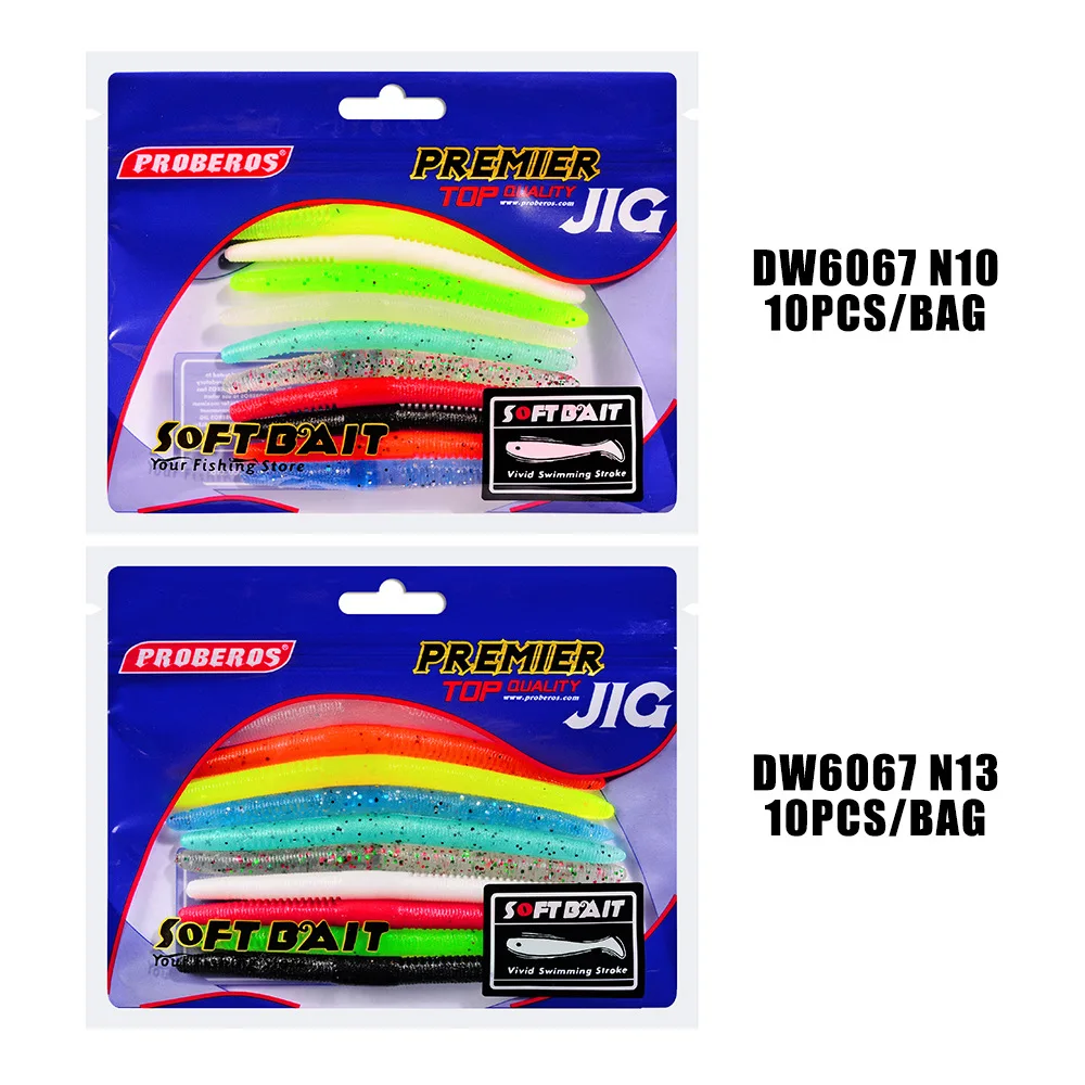 

10CM 13CM Freshwater Saltwater Swim Soft Lures Plastic Worm Bait Isca Artificial Pesca Leurre Souple De Peche