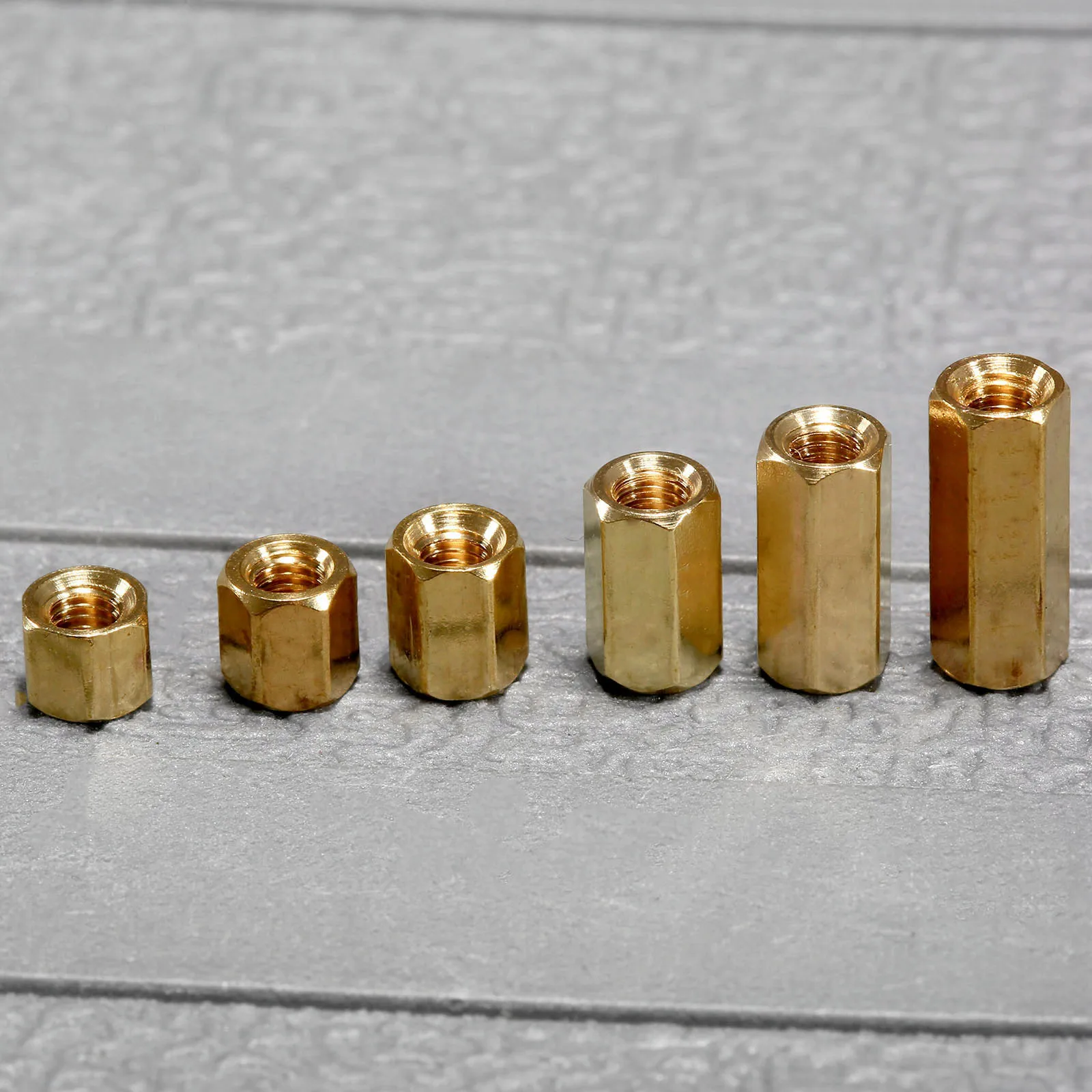 Латунная Шестигранная гайка M3 50 шт./лот печатная плата промежуточные гайки болты