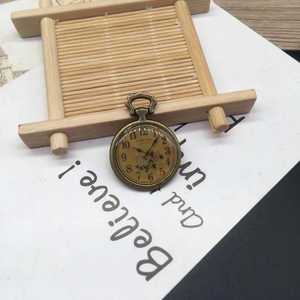 8 шт. эмалевые часы с цветочным узором подвески металлические для