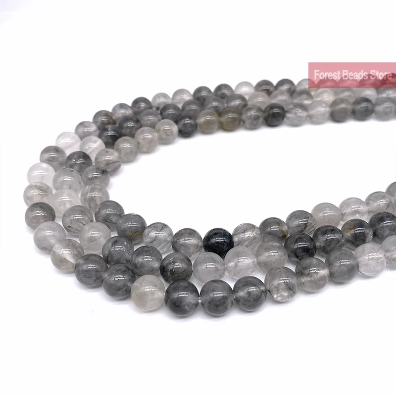 Бусины подвески для браслета из натурального камня на нитке 15 дюймов 4/6/8/10/12