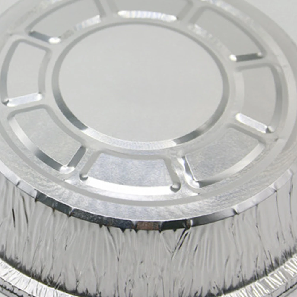 Одноразовая фольга лоток из олова круглая капельная сковорода для барбекю