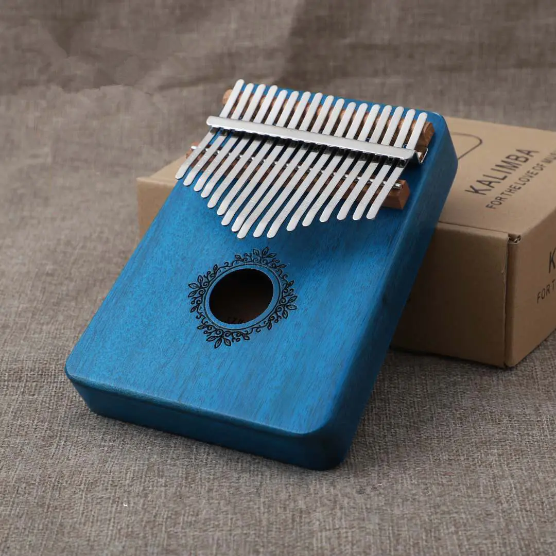 

17 клавиш Kalimba Высококачественный портативный музыкальный инструмент для начинающих пианино с большим пальцем музыкальные тренировочные а...