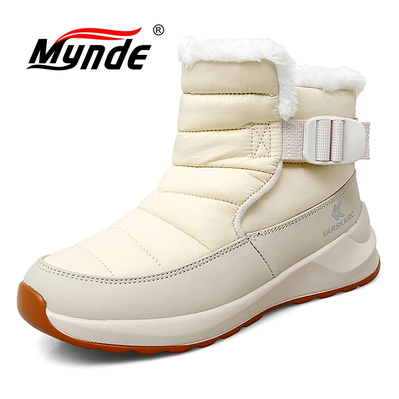 

High Quality Waterproof Winter Women Boots Warm Plush Women's Snow Boots Outdoor Non-slip Sneakers Fur Platform Ankle Boots