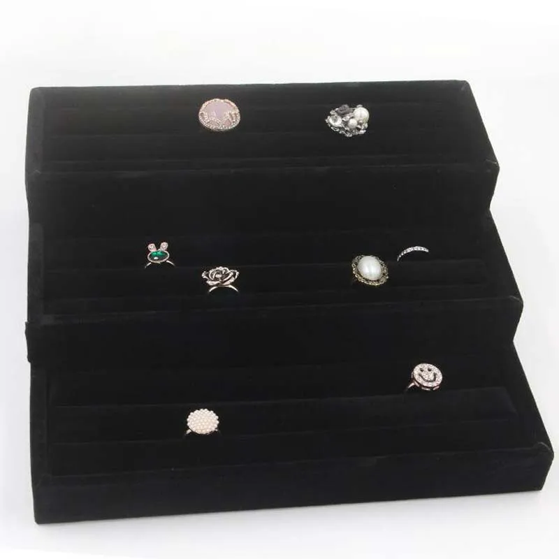 Многослойный держатель подставка для сережек и колец|Упаковка стойки украшений|