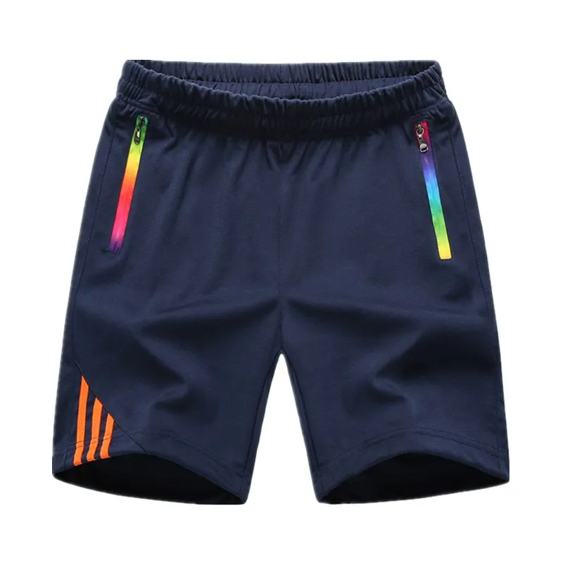 

Striped Shorts Men Summer Men's Sportswear Casual Boardshorts Man Zipper Pocket Breathable Mens Trousers New Fashion