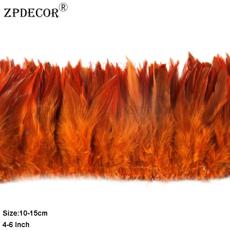 ZPDECOR седло для петуха перья нанизанные 1 ярд за штуку карнавала | Дом и сад