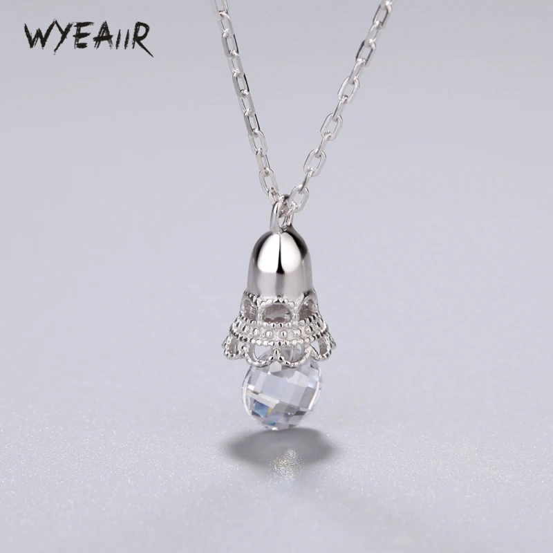 WYEAIIR милый кружевной кулон в форме колокольчика с подвеской виде капли воды