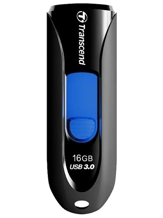 USB накопитель Transcend 16GB JetFlash 790 синий/черный | Компьютеры и офис