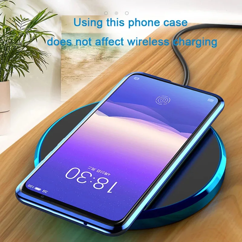 

360 Full Protector Cover For Vivo Y20S Metal Magnetic Case Shockproof Tempered Glass Hull Vivo Y20 Coque Y20i Y20S Funda Shell