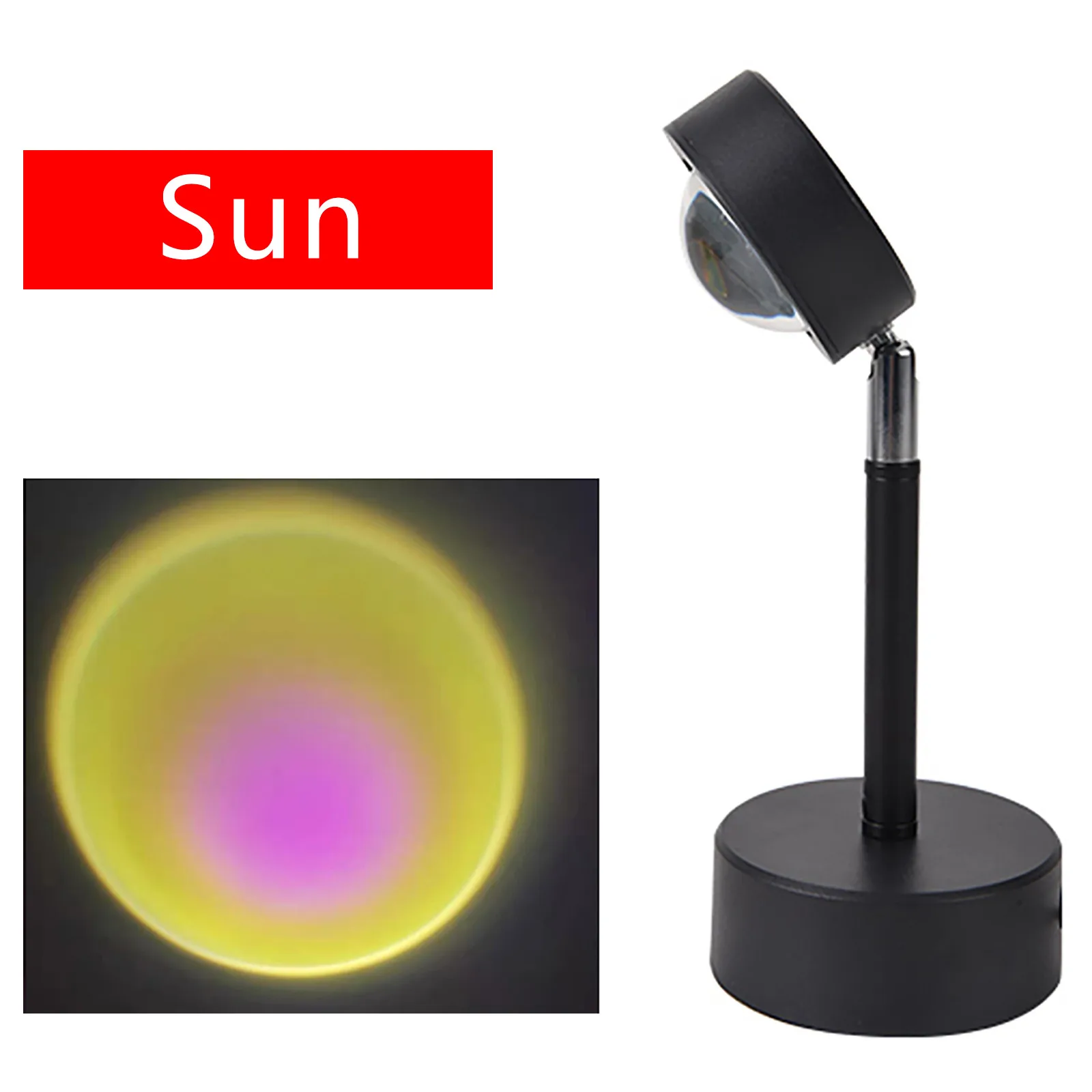 180 градусов вращения Радуга проекционной лампы Атмосфера ночной Светильник 2021