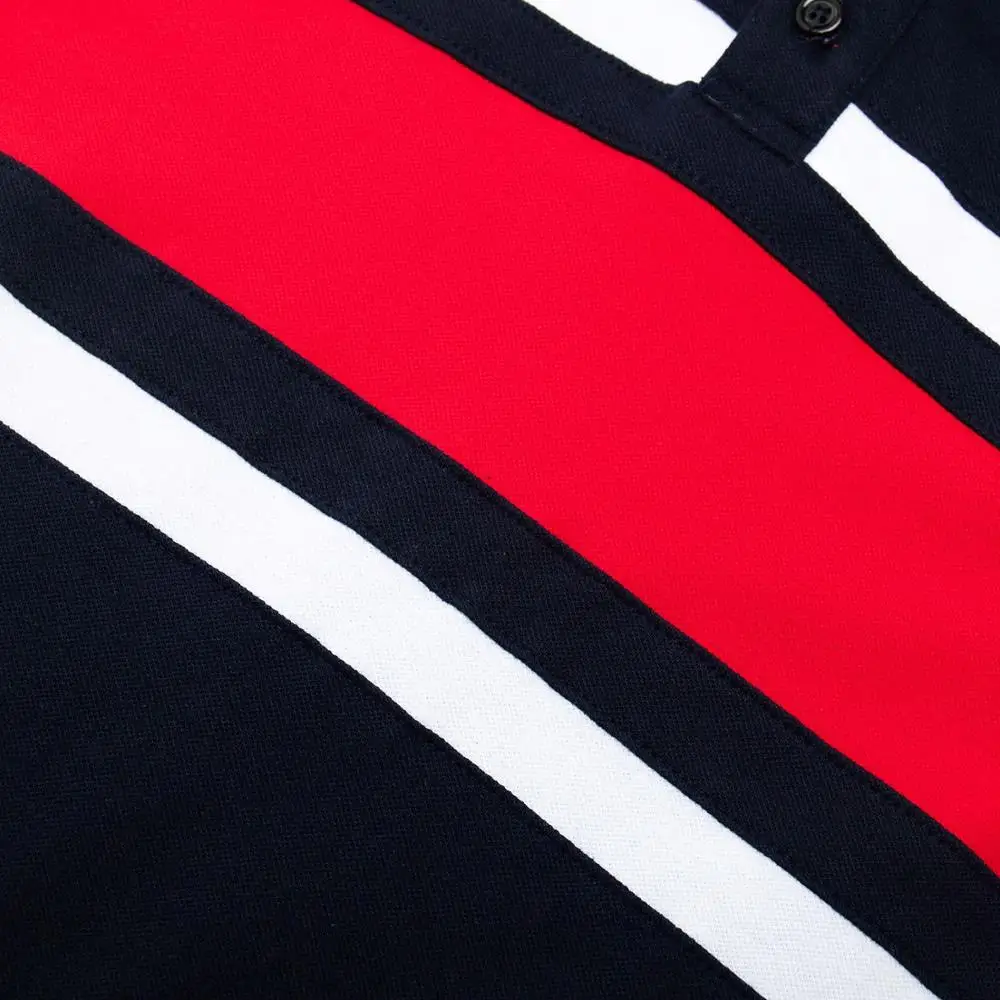 Рубашка поло мужская с вышивкой и отложным воротником FM047|Поло| |