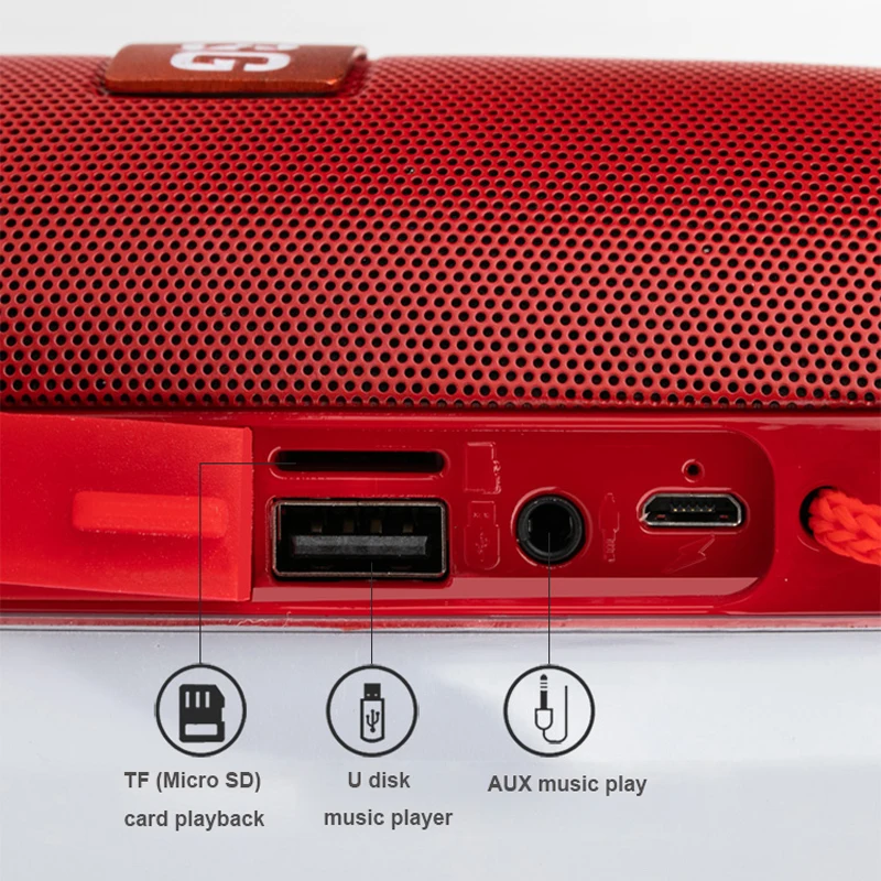 

Powerful Portable Speakers Bluetooth Speaker Column Wireless Speaker with LED Night Light TF FM Radio Boombox Built-in Mic