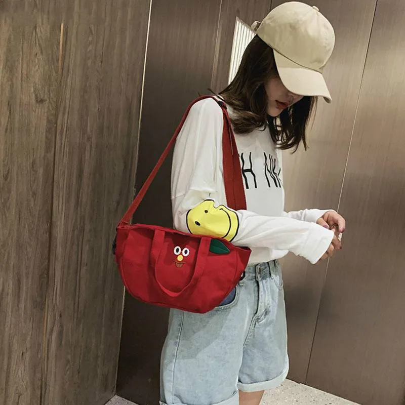 WEIXIER 2019 симпатичная сумка с принтом на плечо вместительные повседневные