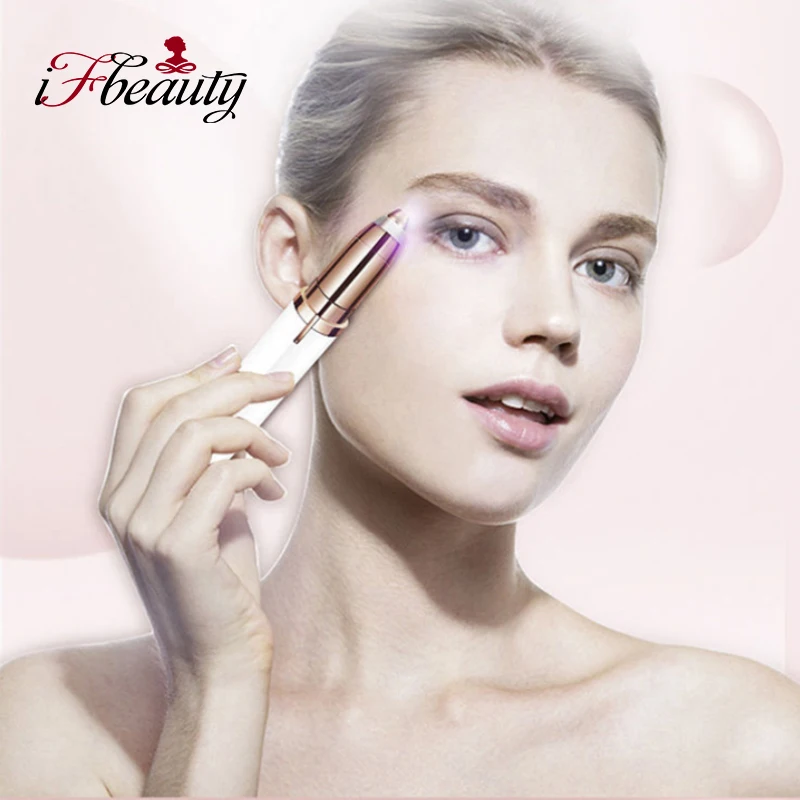 Электрический триммер для бровей средство удаления волос на лице бритва