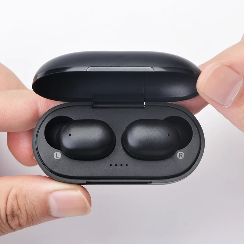 Black A6X PK GT1 Bluetooth наушники 5,0 TWS HD стерео беспроводные наушники сенсорное управление наушники музыка Спорт гарнитура 310 мАч Внешний аккумулятор - Цвет: Black