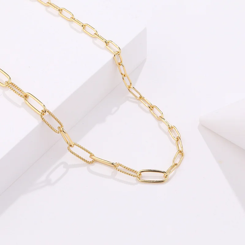 

Oval Shell Colgantes Mujer Moda Sterling Silver 925 Geometry Necklace For Women Choker For 2021 Trend Fine Jewelry Accessories