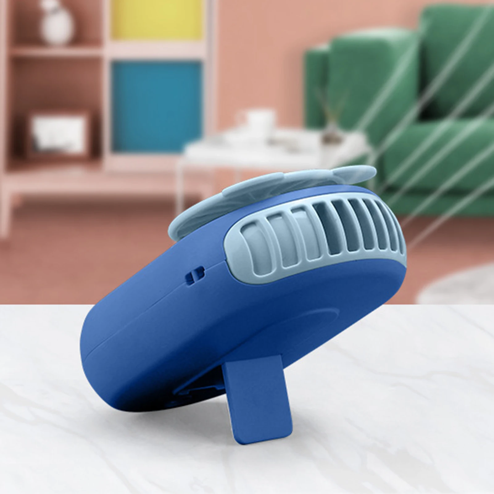 Портативный портативный мини вентилятор с перезаряжаемым радиатором и мощным