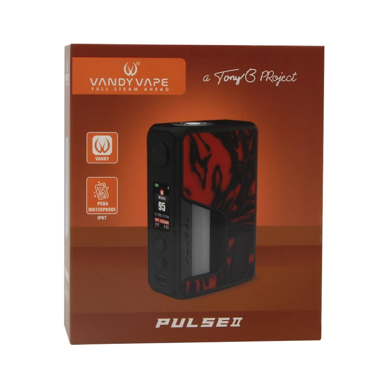Оригинальная электронная сигарета VandyVape Pulse V2 BF Mod 95 Вт Pluse II с поддержкой