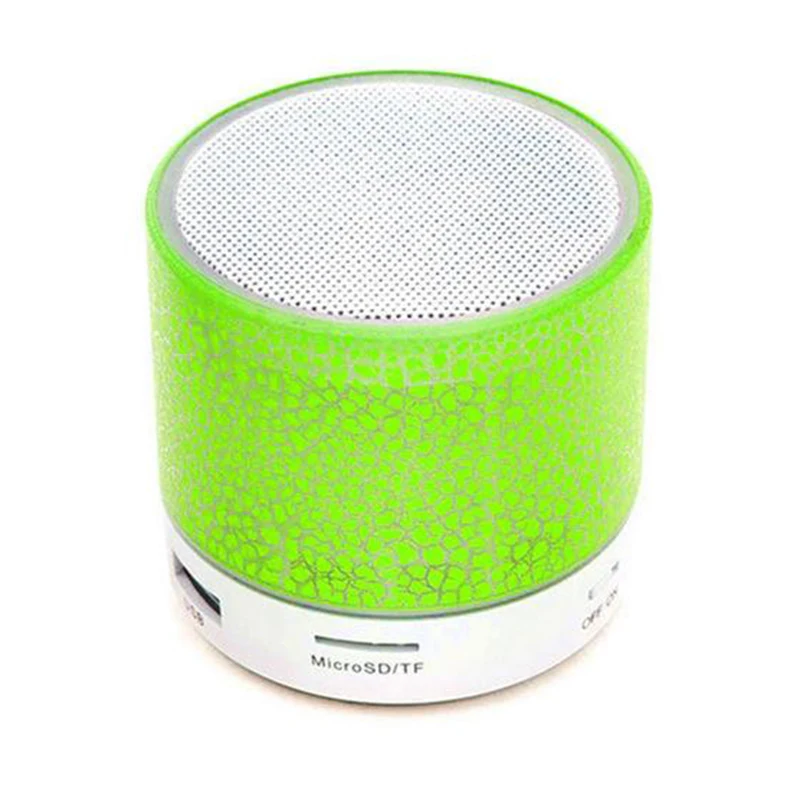 

Hot Sale Speaker Mini Wireless Loudspeaker Crack LED TF Card USB Subwoofer Portable MP3 Music Sound Column for PC Phone