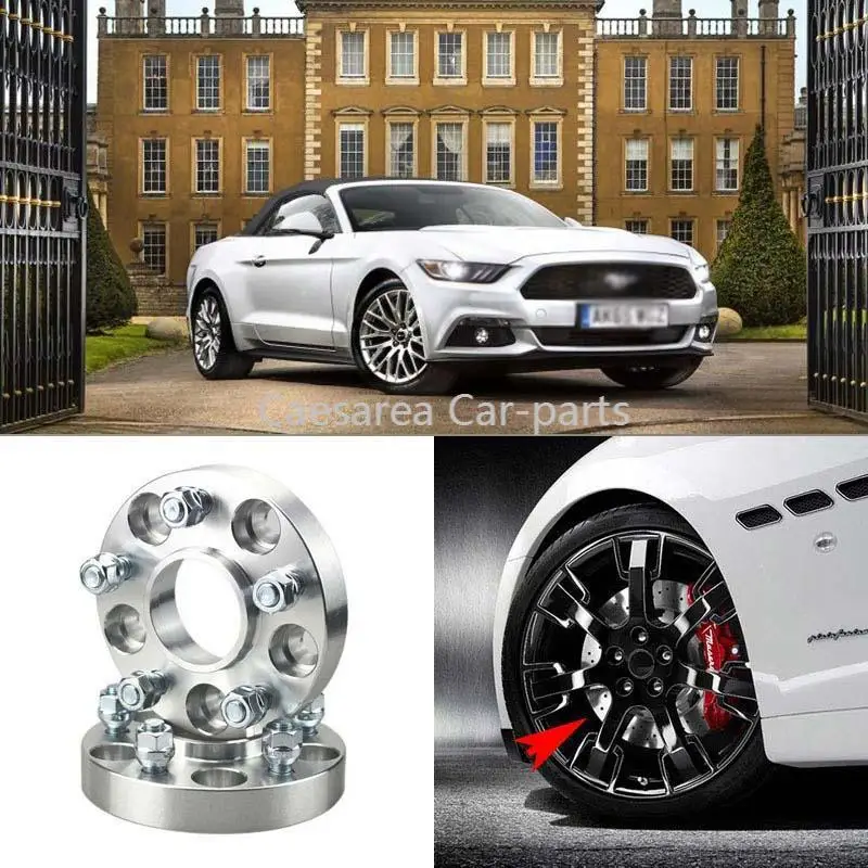

High Quality Auto Wheel Spacer 4pcs 5X114.3 70.5CB 30mm Thick Hubcenteric Wheel Spacer Adapters For Ford Mustang 2015-2018